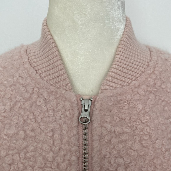 By Anthropologie Pink Sherpa Boomer Jacket - Picture 7 of 16